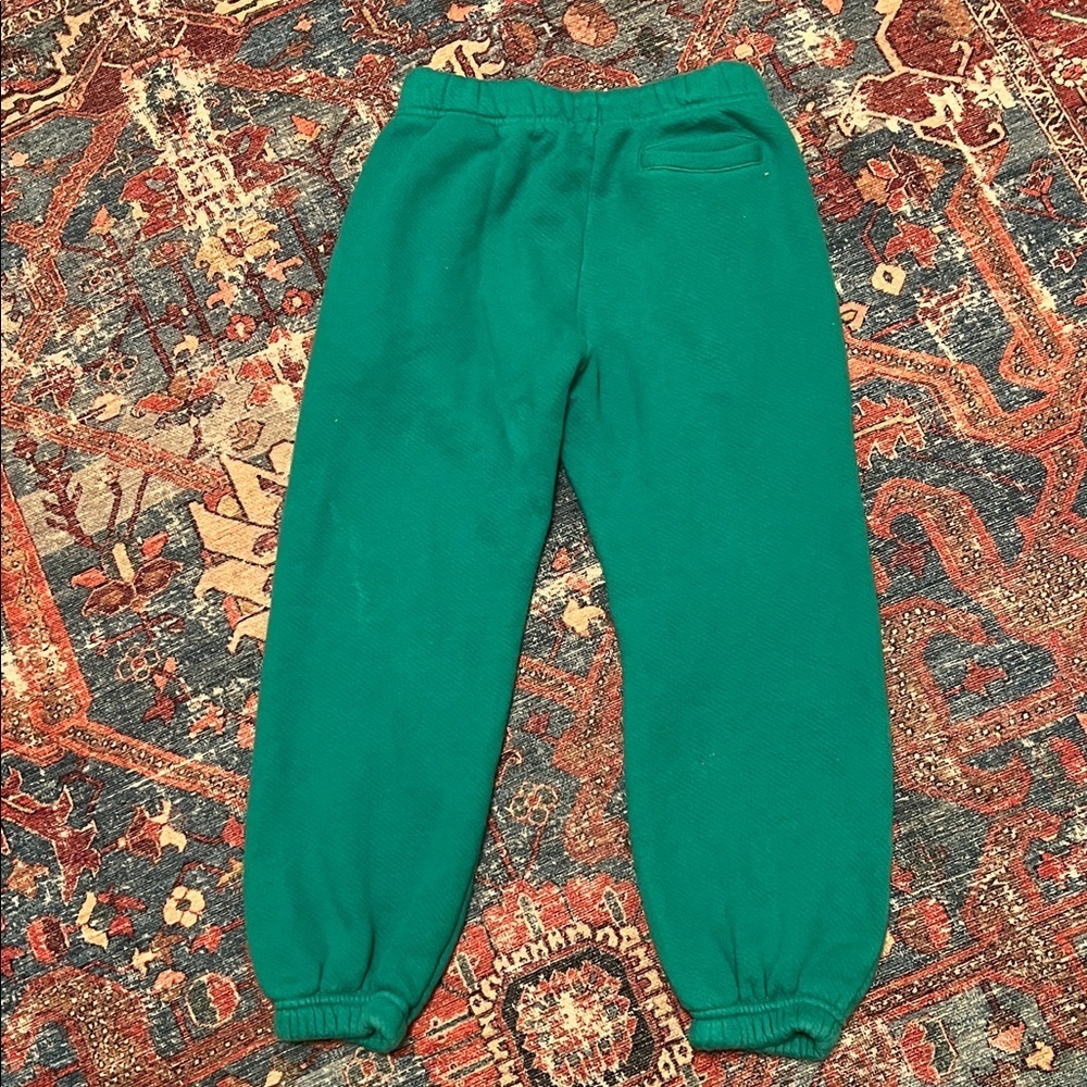Palm Angels Girls Classic Overlogo Sweatpant, Green size 6 - Picture 5 of 9